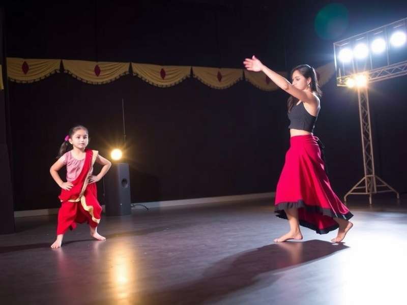 Family Playing Dance Flare Bollywood